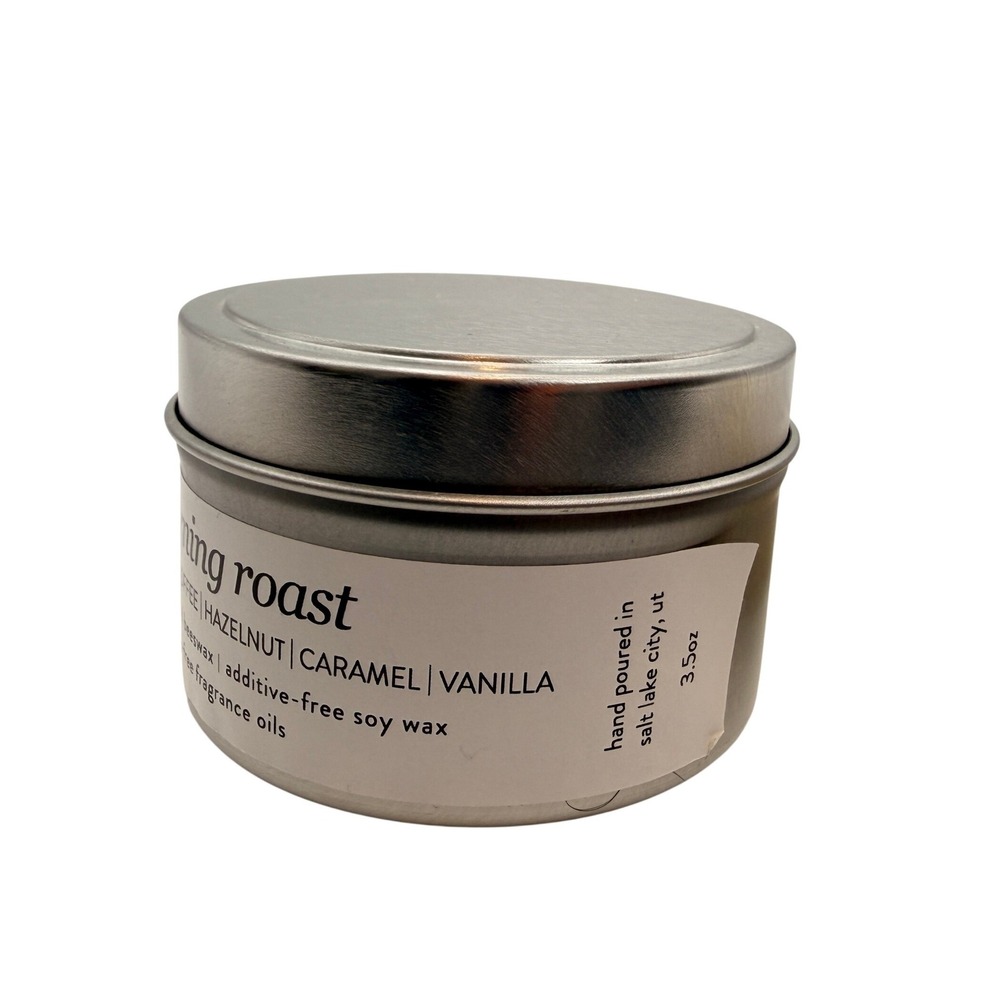 Vidas Wax Works Morning Roast Coffee Scented Candle & Wax Melts Set Brown Tin - Picture 4 of 7